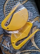 2 unids/set de plástico Mini carta abridor Sharp correo sobre abridor de seguridad documentos de