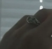 Anillo abierto con cara llorona para mujer, sortija ajustable de Color plateado antiguo, diseño geométrico, con caras y lágrimas