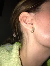 ANENJERY aro-pendientes de plata de primera ley diseño geométrico para mujer, aretes pequeños, aros pequeños, plata esterlina 925, estilo francés, Punk, Hip Hop, fiesta