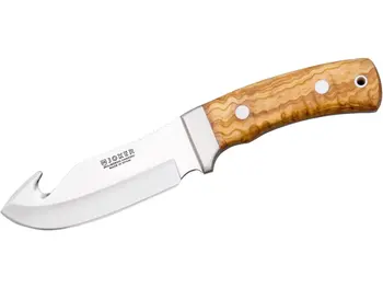 Joker CO55 Oso-D scaler knife with virola cache in olive wood and 12 cm blade.
Joker CO55 Oso-D scaler knife with virola cache in olive wood and 12 cm blade.