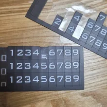 Baseus Car Temporary Parking Card For Car Luminous Dual Phone Number Card Plate Car Park