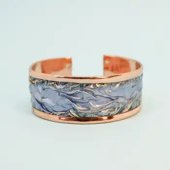 Jewelry bracelet otokodesign 53673 (blue, without lock, jewelery alloy) 
Jewelry bracelet otokodesign 53673 (blue, without lock, jewelery alloy)