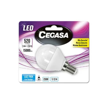 Spherical LED Light Bulb Cegasa E14 5,5 W A+ 
Spherical LED Light Bulb Cegasa E14 5,5 W A+