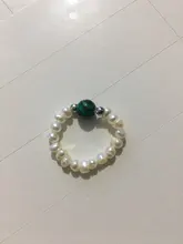 Momiji perla de agua dulce Irregular perlas anillos para las mujeres hecho a mano con piedra Natural de la joyería de Boho regalo elástico ajustable venta al por mayor