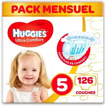 HUGGIES Ultra Comfort-baby diapers unisex x126 Size 5-Pack of 1 month
HUGGIES Ultra Comfort-baby diapers unisex x126 Size 5-Pack of 1 month