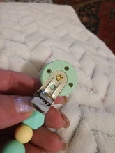 Clip de chupete de silicona ecológico para recién nacido, juguetes de dentición para bebé, cadena de chupete para bebé, cadena de alimentación de estrella de silicona de grado alimenticio