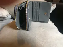 Billeteras cortas de piel sintética para mujer, carteras a cuadros, tarjetero de nobuk, cartera pequeña con cremallera, monedero