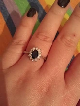 Anillos CC para mujer, joyería Vintage de lujo, Circonia cúbica, piedra azul roja, joyas de compromiso para novia, CC626