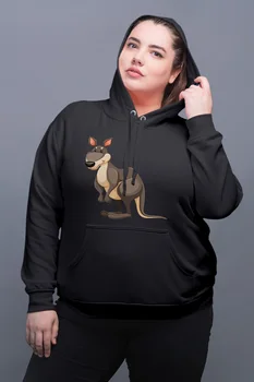 Angemiel Wear Bouncing Kangaroo Black Women Hooded Sweatshirt
Angemiel Wear Bouncing Kangaroo Black Women Hooded Sweatshirt