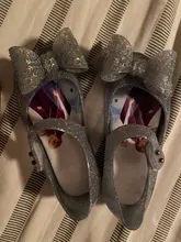 Disney-sandalias de princesa Elsa para niños y niñas, zapatos de animales, Mini Melissa, Lovely Melissa