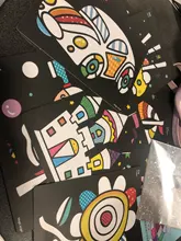 Pintura de transferencia mágica de dibujos animados para niños, manualidades, juguetes de Arte y manualidades para niños, juguetes educativos creativos de aprendizaje para dibujar