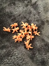 Mini juguetes de plástico de alta calidad para bebés, 10/20/60 Uds., 1 pulgada