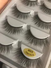 Multipack 3D Pelo de visón suave pesta?as postizas hechas a mano esponjosas pesta?as largas herramientas de maquillaje de ojos naturales Ojo de imitación las pesta?as 5 pares