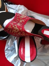 Zapatos de lujo para mujer decorados con diamantes de imitación, zapatos de boda estilo africano, Sandalias con tacón, fiesta, 2018