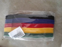 Ties Cable-Tie-Wire Loop-Wrap Zip-Bundle Colored-Plastics Nylon T-Type Reusable 50pcs