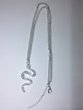 Nuevo Animal serpiente pendientes collar de serpiente COLLAR COLGANTE de las mujeres estilo minimalista de aleación de mujer moda joyería de cumpleaños regalo fiesta