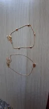 Las mujeres de acero inoxidable pulseras amor colgante de corazón pulsera de tobillo tobillera Accesorios de la joyería pequeña tobillera Mujer joyas de Bohemia