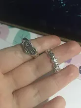 Anillo abierto de 15 estilos de Color plateado antiguo cara sonriente y feliz para mujer, anillos ajustables con caras múltiples Smiley simples huecas, A908