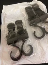 Colgador de bolsas de bebé, ganchos de cochecito de bebé, rotativo, 360 grados, asiento de coche de bebé, accesorios, organizador de cochecito, 4 Uds.