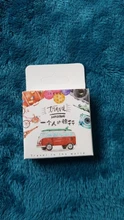46 unidades por paquete, pegatinas de etiqueta de paisaje de viaje, etiquetas de papelería decorativas, pegatinas de Scrapbooking, álbum diario Diy, etiqueta adhesiva