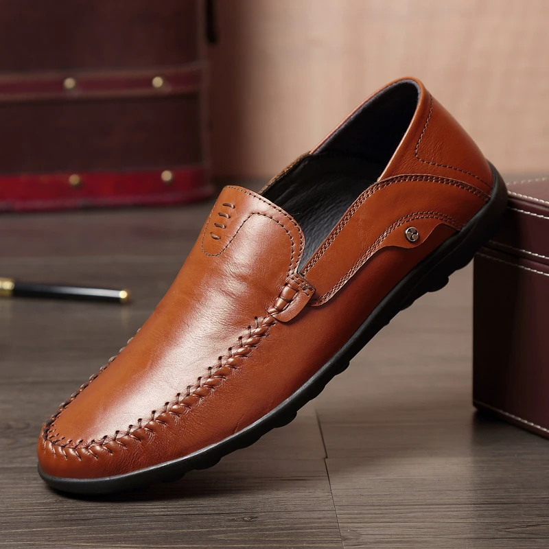 Leather Shoes Loafers Flat Moccasins Casual Shoes Breathable Peas Shoes Men's Plus Velvet Peas Casual Shoes Size 36-46 
Leather Shoes Loafers Flat Moccasins Casual Shoes Breathable Peas Shoes Men's Plus Velvet Peas Casual Shoes Size 36-46