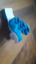 Soporte para el cuello calmante para la tensión relajante de hombros y cuello esponja azul libera tensión muscular alivia el dolor tighteness Theraputic