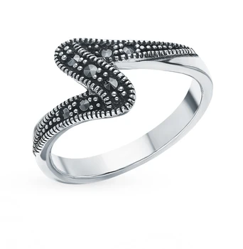 Silver ring with marcasite sunlight sample 925 
Silver ring with marcasite sunlight sample 925