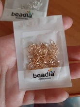 Protectores de alambre para fabricación de joyas, accesorios de forma de U, 100 unids/lote, 4x4mm