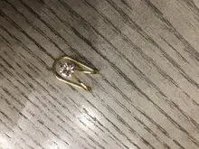 Pendiente de Luna minimalista Punk para mujer, pendiente de estrella en U, hebilla de Metal, Piercing falso para la oreja, pendientes de perlas sin perforaciones