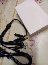 Escam-Adaptador de fuente de alimentación DC 12V 5A, 8 cables de alimentación divididos para cámara de seguridad CCTV DVR analógicos AHD TVI CVI, sistemas de cámara DVR