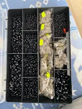 100 unids/bolsa DIY para muñecas ojos del juguete de plástico negro de Ojos de seguridad de marionetas muñeca con arandelas