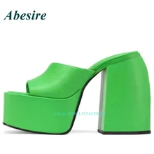 2022 New Candy Colors Super High Heels Peep Toe Platform Chunky Heel Slippers Slingback Summer Women Shoes Sexy Leather Big Size
2022 New Candy Colors Super High Heels Peep Toe Platform Chunky Heel Slippers Slingback Summer Women Shoes Sexy Leather Big Size
