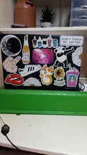 Sticker Skin Laptop Vinyl Cute Waterproof PVC for Hp/huawei 45pcs Refrigerator Trendy