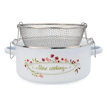 Deep-fat Fryer Quid Memory Enamelled Steel 0,6 L (Ø 26 cm)
Deep-fat Fryer Quid Memory Enamelled Steel 0,6 L (Ø 26 cm)