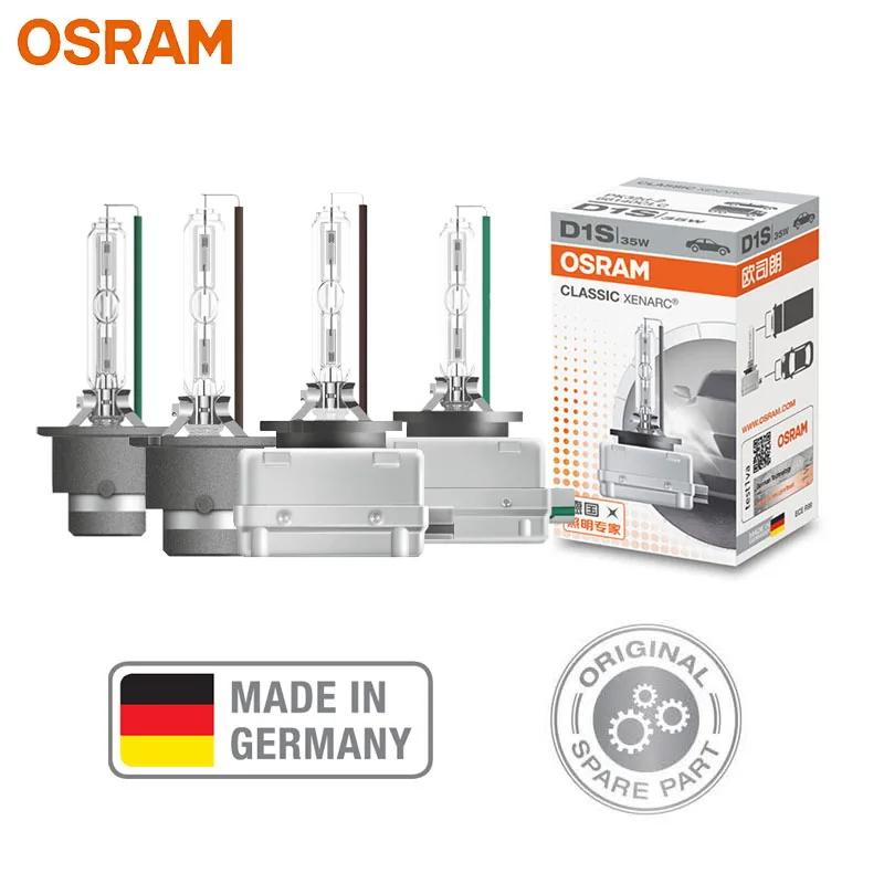 OSRAM D1S D2S D3S D4S 66140 66240 66340 66440 CLC Xenon HID CLASSIC Original Car Xenon Headlight 4200K Standard White Light, 1x
OSRAM D1S D2S D3S D4S 66140 66240 66340 66440 CLC Xenon HID CLASSIC Original Car Xenon Headlight 4200K Standard White Light, 1x