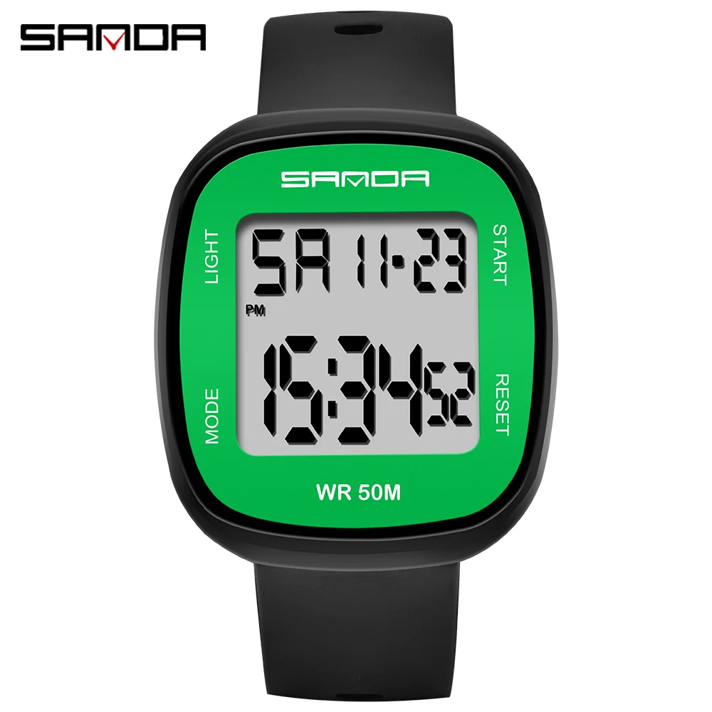 SANDA New Ultra-thin Male Student Digital Watch Simple Trendy Fashion Multi-function Luminous 50M Waterproof Wrist Watch For Men
SANDA New Ultra-thin Male Student Digital Watch Simple Trendy Fashion Multi-function Luminous 50M Waterproof Wrist Watch For Men