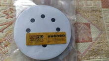 Almohadilla de interfaz de esponja suave de 8 agujeros para lijado, discos de lijado de gancho y bucle para pulido de superficie irregular, 5 pulgadas (125mm), 2 uds.