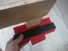 Calibrador de contornos irregulares de azulejos, regla de arco de plástico para medición de curvaturas y laminado de azulejos, plantilla manual de perfil de contorno de 12/14/25cm