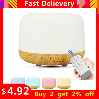 300ml Air Humidifier Aroma Essential Oil Diffuser for Home Car Mist Maker with LED Lamp and Remote Control Ultrasonic Humidifier 
300ml Air Humidifier Aroma Essential Oil Diffuser for Home Car Mist Maker with LED Lamp and Remote Control Ultrasonic Humidifier