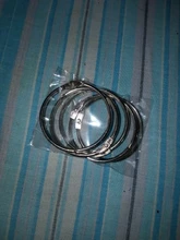 Carpeta de anillos de Metal de alta calidad, 2/3/5/10 Uds., álbumes DIY de 15-80mm, aros de hojas sueltas para libros, suministros de encuadernación para oficina, álbum de fotos