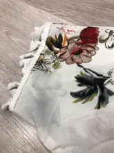 Beachwear Tunic Shirt Kimono Bikini Bathing-Suit Cover-Up Tassels CUPSHE Chiffon Floral-Print