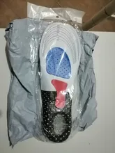 Plantillas para correr de Gel ortopédico para hombre, almohadilla para zapatos, soporte para ARCO, cojín para talón, 1 par