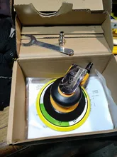 Lijadora de aire neumática de 5/6 pulgadas, herramienta de pulido, máquina de Palma Orbital aleatoria, amoladora para el cuidado de la pintura del coche, eliminación de óxido