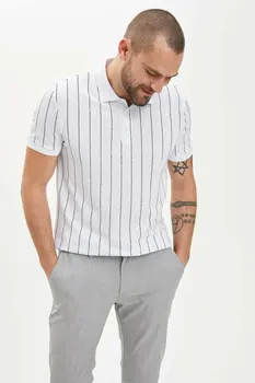 DeFacto Man's T-Shirt Men's Striped Top Tees Men's Spring White Tshirt Men's Tees Men's Summer Tshirt-M7899AZ20SP
DeFacto Man's T-Shirt Men's Striped Top Tees Men's Spring White Tshirt Men's Tees Men's Summer Tshirt-M7899AZ20SP