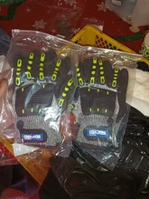 GMG-guantes de trabajo de seguridad TPR, resistentes a impactos y a impactos, antigolpes, mecánicos