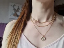 Collar con colgante de loto multicapa para mujer, cadena de cuello para mujer, collar llamativo para mujer, novedad, venta al por mayor