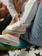 Zapatos de lona antideslizantes para bebé recién nacido, calzado de princesa rosa, Flash ostentoso, suave, para primeros pasos, 2019