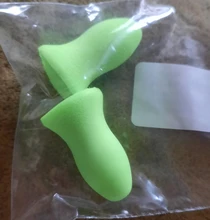 1 par de tapones para los oídos de espuma blanda cónico de dormir tapones de prevención de ruidos para los oídos envío de la gota