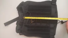 Chaleco táctico para perro, ropa de perro militar transpirable, arnés K9, tamaño ajustable, entrenamiento, caza, Molle, arnés táctico para perro