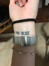 Correa de Metal de acero inoxidable para apple Watch, Correa delgada de 44mm, 40mm, 38mm, 42mm, Series 6 5 4 SE para iWatch 3 2 1